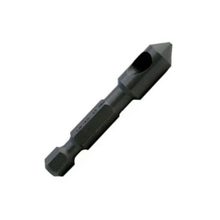 Champion Cutting Tool Zero Flute Countersink - Deburring Tool, 82 deg Pnted, Straight Shank CHA CSK8-1